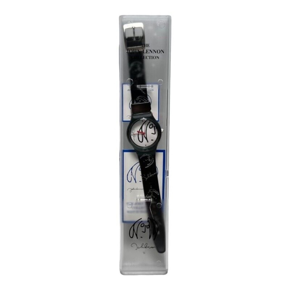 John Lennon Imagine Self Portrait Watch W Case Beatles Rare